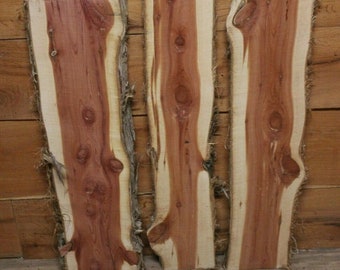 Red Cedar Live Edge Slabs