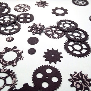 Steampunk Party Table Scatter Confetti Kraken Gears Confetti Party Decorations Goth Party Punk Decor Party Table Scatter Confetti PRTC01 image 3