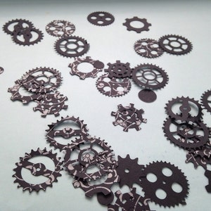 Steampunk Party Table Scatter Confetti Kraken Gears Confetti Party Decorations Goth Party Punk Decor Party Table Scatter Confetti PRTC01 image 4