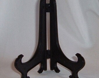 Plate Stand / Easel - 7" - Black Acrylic Plate Art Display