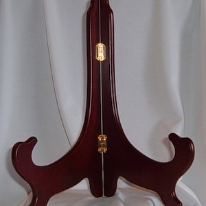 Plate Stand / Easel - 9" - Rosewood - Plate Art Display