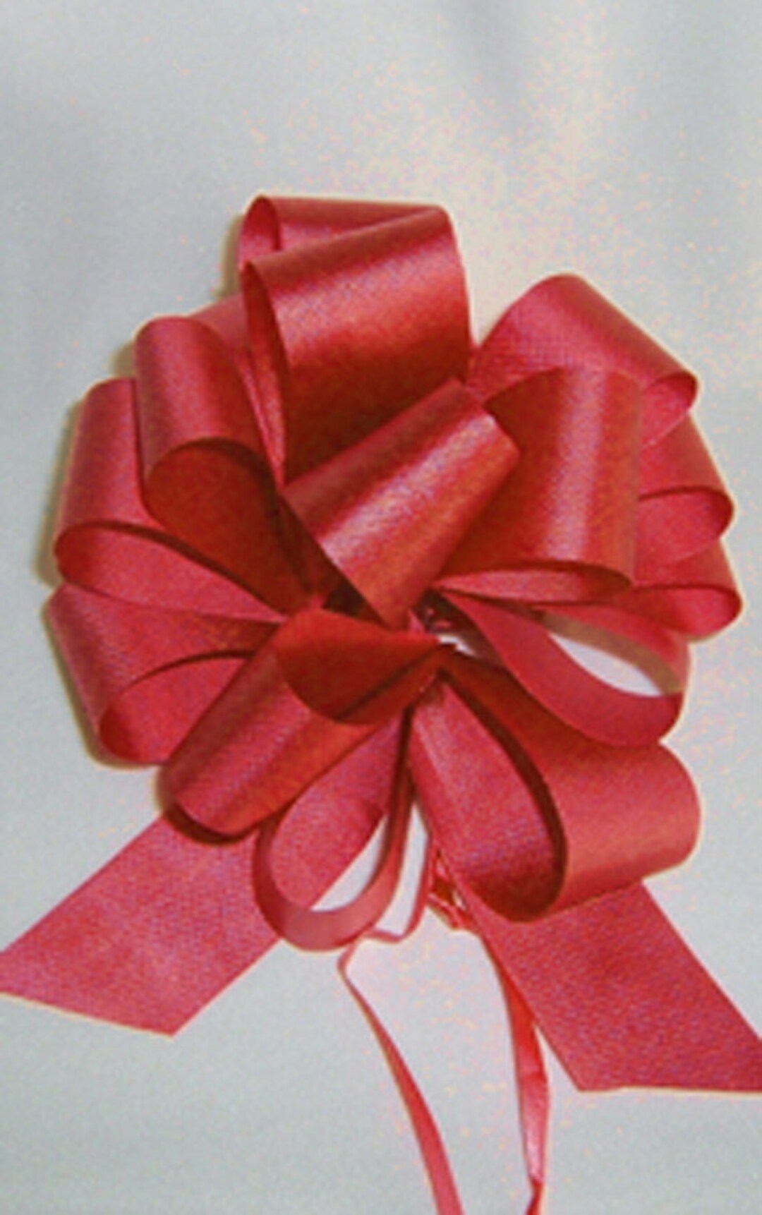 Pull String Bows Gift Wrap Packaging 5 20 Loops 1 1/4 Red Wedding