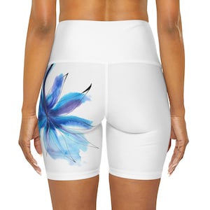 Women Leggings, White Shorts, Activewear, Yoga Shorts, High Waist Shorts, White Shorts Women, Floral Shorts, Workout Shorts Women, Yoga Wear