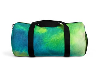 Duffel Bag, Unique Bag Accessorie, Duffle Sports Bag, Workout Bag Women, Large Duffle Bag, Green Duffle Bag, Weekend Bag,Colorful Duffle Bag