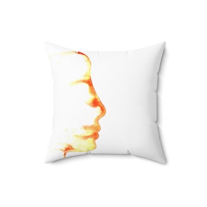 Pillow and Cover, Minimalist Home Decor, Abstract Sofa Pillows, Abstract Art Pillows, Watercolor Pillows, Contemporary Pillows,White Cushion