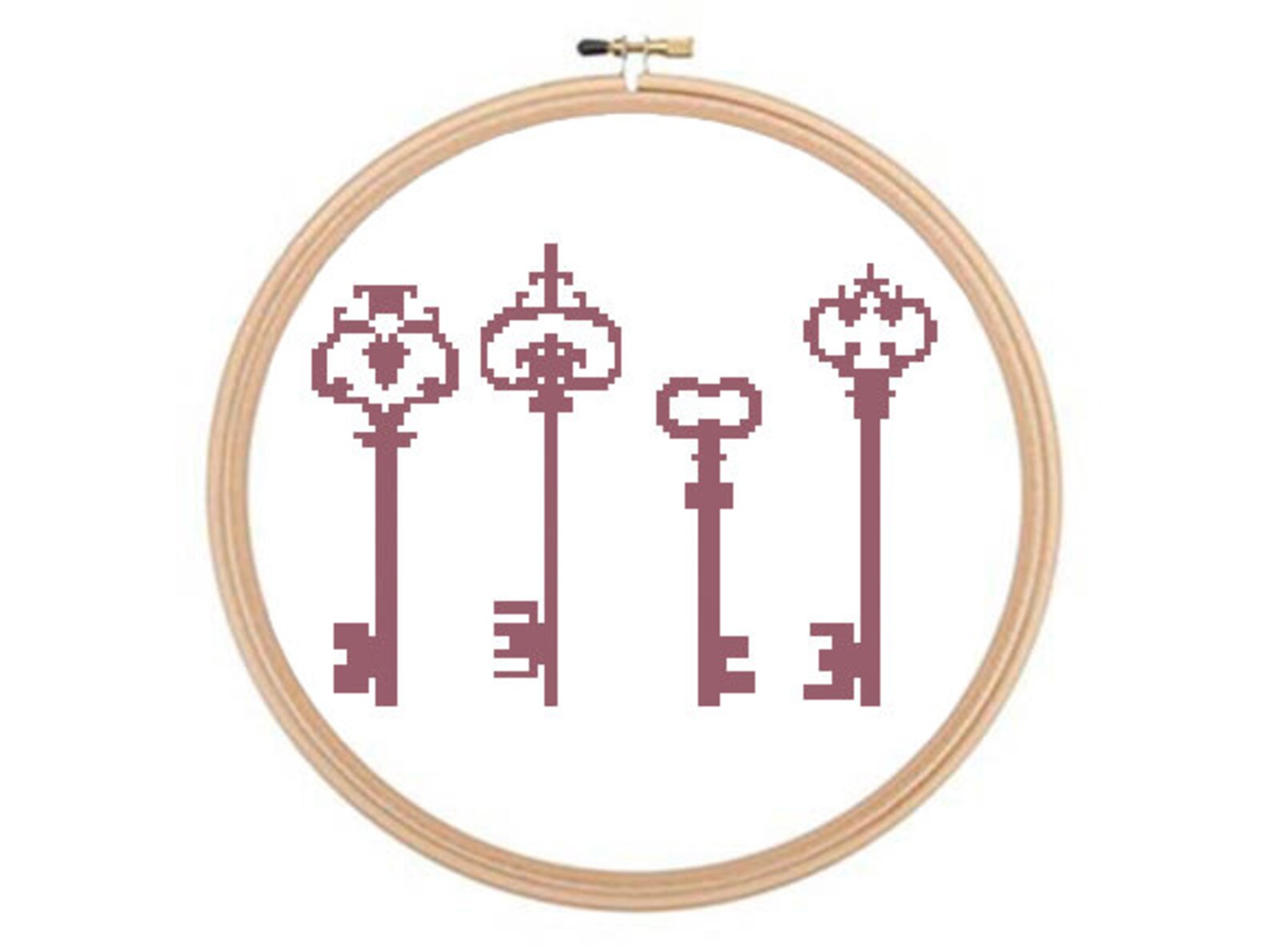 Keys Cross Stitch Pattern Keys Cross Stitch Keys Pattern Etsy