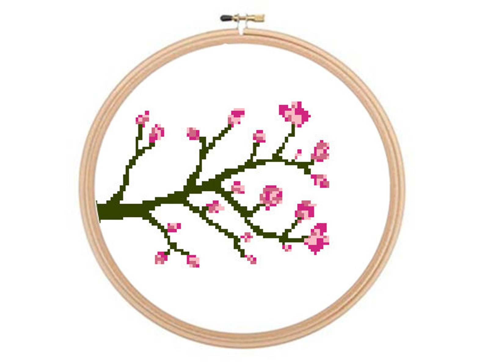 Cherry Blossom Tree Cross Stitch Pattern Cherry Cross - Etsy
