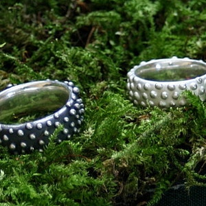 especially wedding rings dewdrops handcrafted in silver 925 image 4