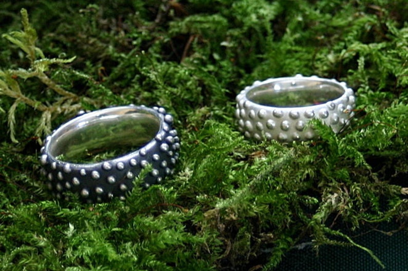 especially wedding rings dewdrops handcrafted in silver 925 image 4