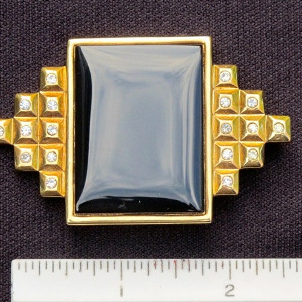 Art Deco Sandi Miller Burrows  Brooch