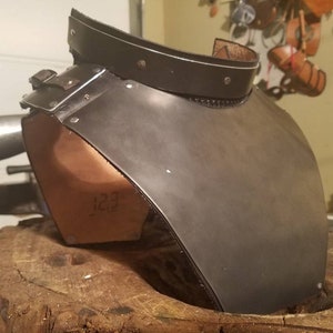 Steel & Leather Gorget
