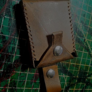 Leather Belt Pouch for playing Cards - Magicians / Other