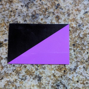 Queer Anarchism flag - vinyl Anarchy sticker