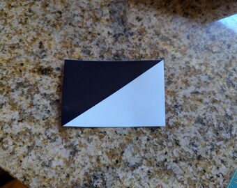 Anarcho-Pacifism flag - Anarchy vinyl sticker