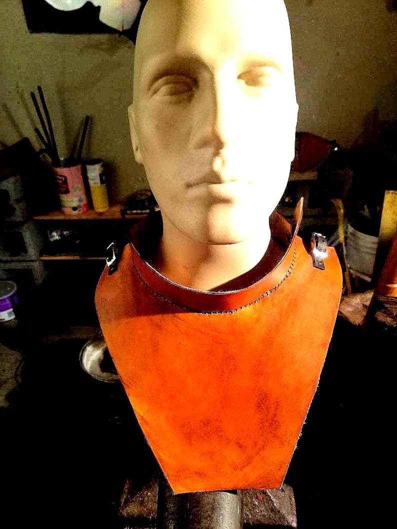 Custom Leather Gorget: SCA Reenactment Armor - Etsy