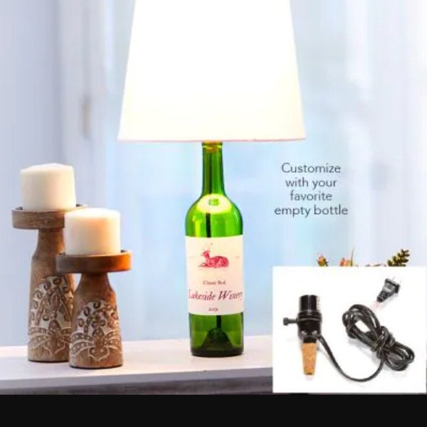 Lighting Kit for Bottles DIY Lamp Kit For Liquor or Wine Bottles