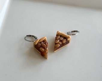 Pecan Pie Dangle Earrings / Choose Your Style