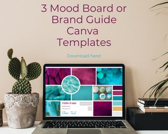 Mood Board / Brand Guide Canva Template