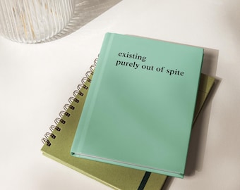 Existing ... Hardcover journal matte