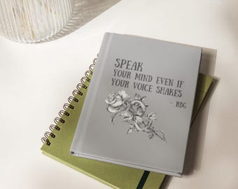 Speak your mind... Hardcover journal matte