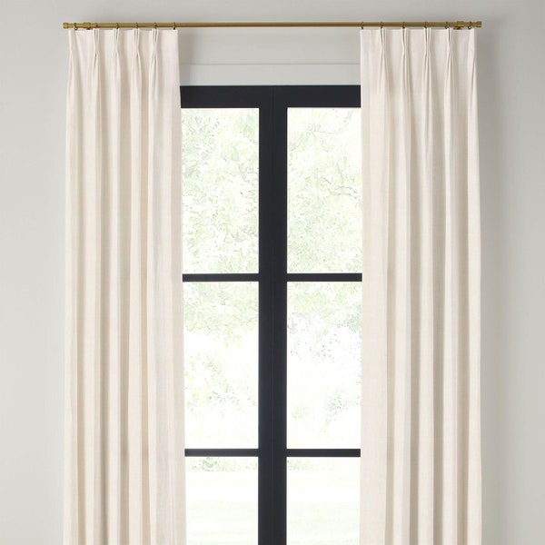 Linen Drapery Panels Etsy