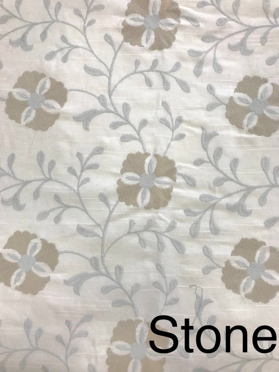 Custom Drapes Floral Drapes Pinch Pleat Curtains Drapery Etsy