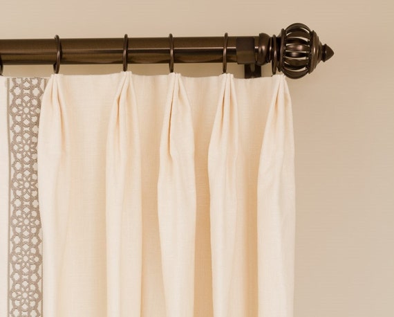 Types Of Pleats Custom Curtains Drapery Panels Etsy