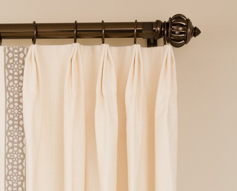 Types Of Pleats 10 Off Custom Curtains Drapery Panels Etsy