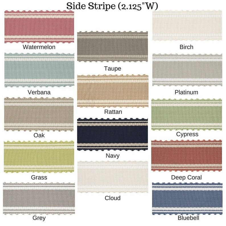 Drapery with Trim Linen curtains with Trim Curtains with Key Etsy