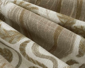 Marilyn Tulip Floral Drapery Panel - Custom Linen Rayon Curtain