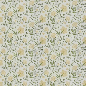 Fabricut &quot;Lilou&quot; Drapery - Custom Drapery Panel - Pleated Floral Drape - Custom Curtain - Colors: Grey, Yellow, Blue, Pink. Made to Order
