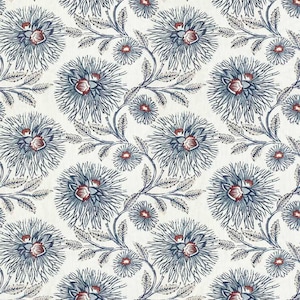 Romna Drapery Panel, Fabricut, Multi Floral Print Curtain, Custom Drapery Pleated Drapery, Colors: Blue Yellow, Green. Made to Order