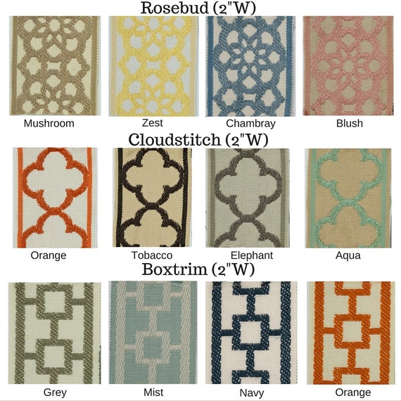 Drapes With Trim Add Trim To Your Drapes Curtains Drapery Etsy