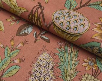 Schumacher Roca Redonda, Custom Curtain/Drapery Panel, Custom Made in 5 colors