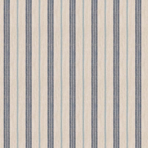 Striped Roman Shades in &quot;Farm House&quot; - Custom made Cordless/Clutch System Shades - Flat Roman Shades - Farmhouse Decor - in Navy & More