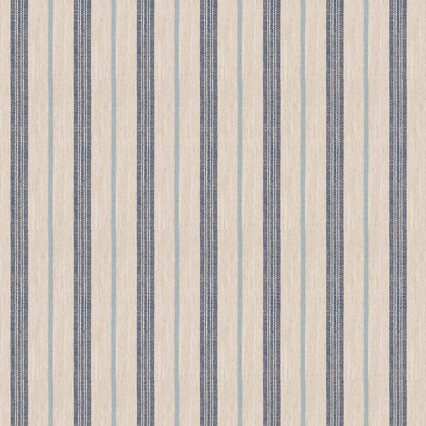 Striped Roman Shades in "Farm House" - Custom Cordless/Clutch System Shades - Flat Roman Shades - Farmhouse Decor - Available in Navy & More