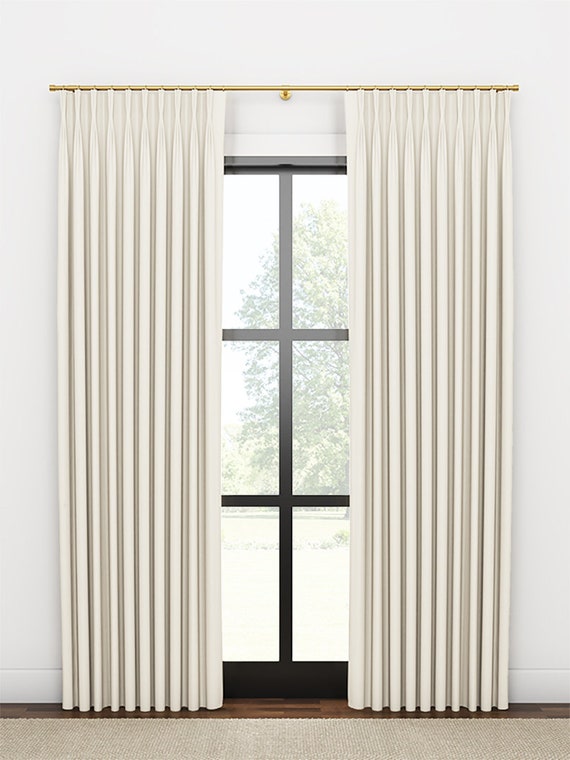 Two Way Drapery Double Width Curtains DOUBLE WIDTH SHEER CURTAIN WITH LOW OPACITY