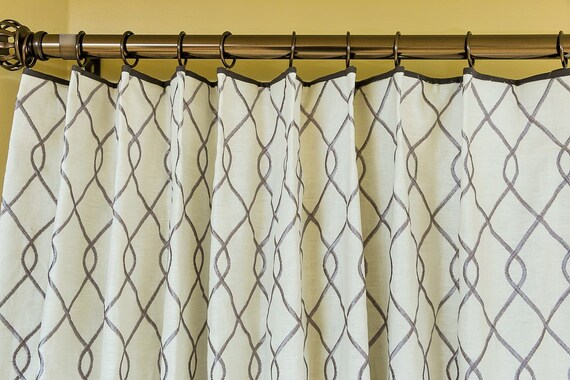Types Of Pleats Custom Curtains Drapery Panels Etsy