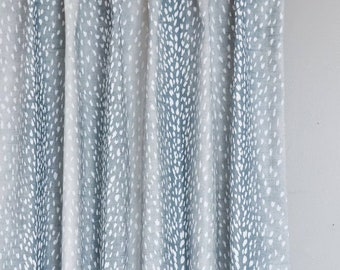 Antelope Linen Curtains: Vern Yip Animal Print Drapery Panel