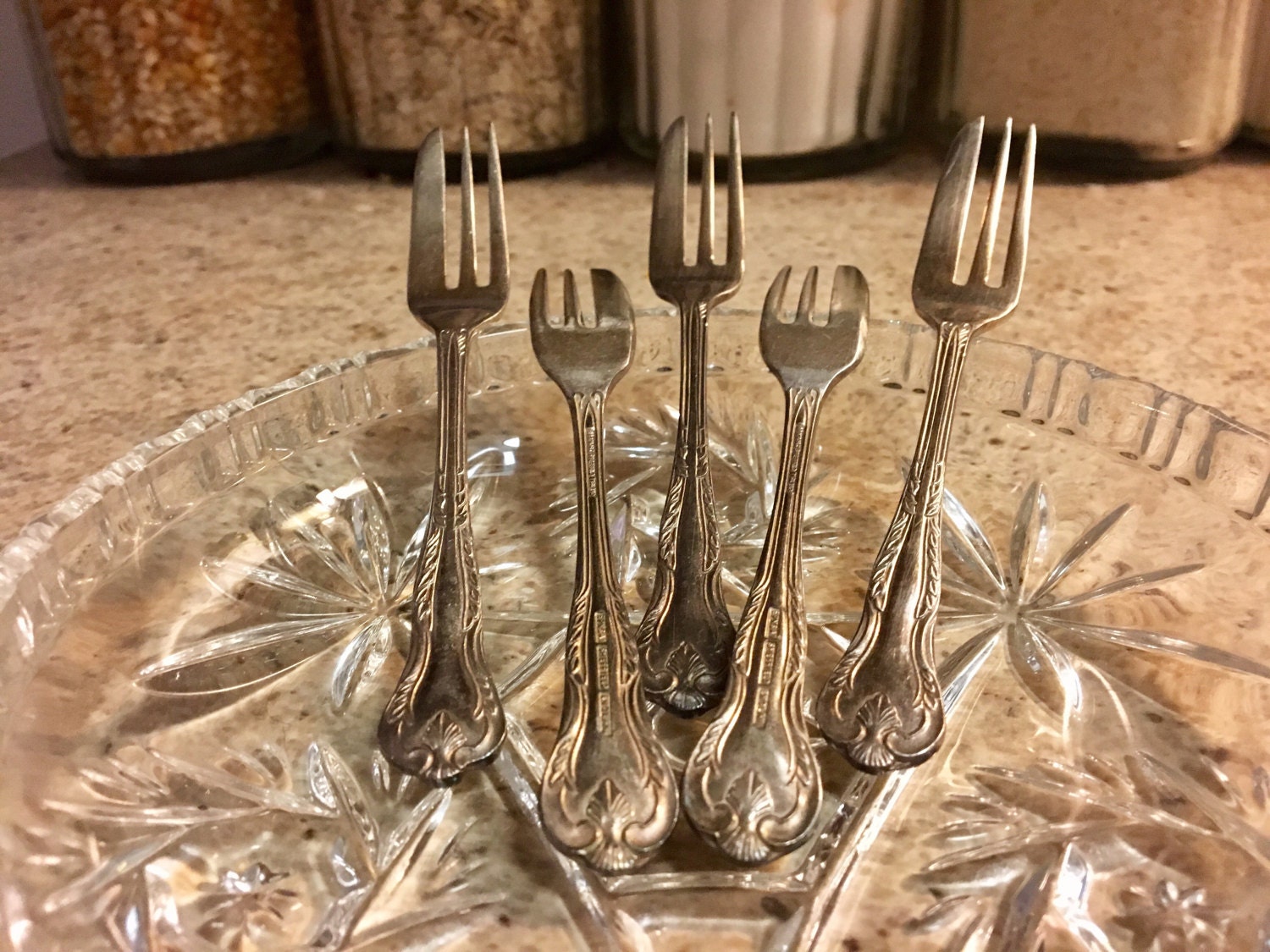Sheffield England EPNS Pastry Fork Set of 5 Electro Plated Etsy