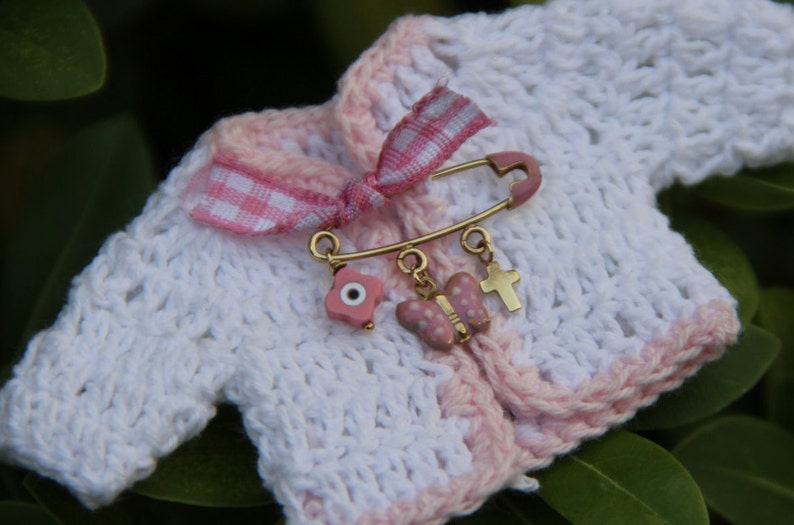 Gold Cross Newborn Brooch,Gold Brooch,Baby Pin Brooch,Good luck,Newborn Gift,Girl Brooch,Baby gift,Girl jewel,Baptism gift,Baby Brooch