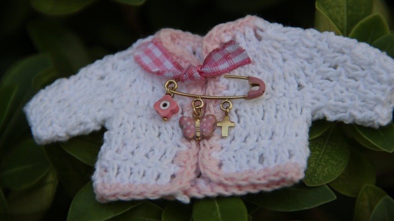 Gold Cross Newborn Brooch,Gold Brooch,Baby Pin Brooch,Good luck,Newborn Gift,Girl Brooch,Baby gift,Girl jewel,Baptism gift,Baby Brooch