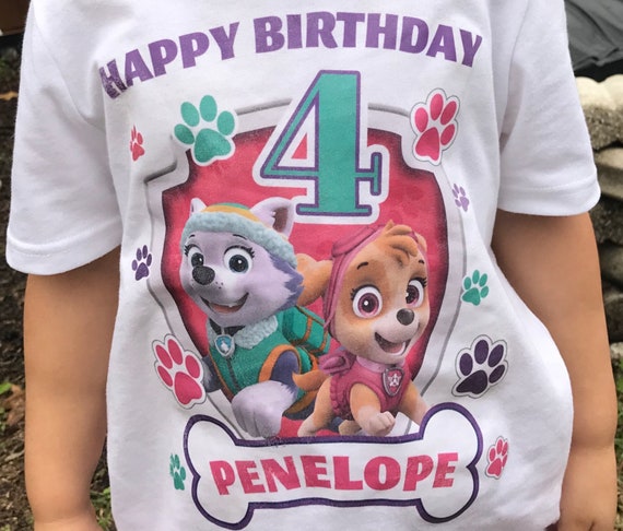 Paw Patrol Zuma Personalised Boys Girls T-Shirt Ideal Gift//Present