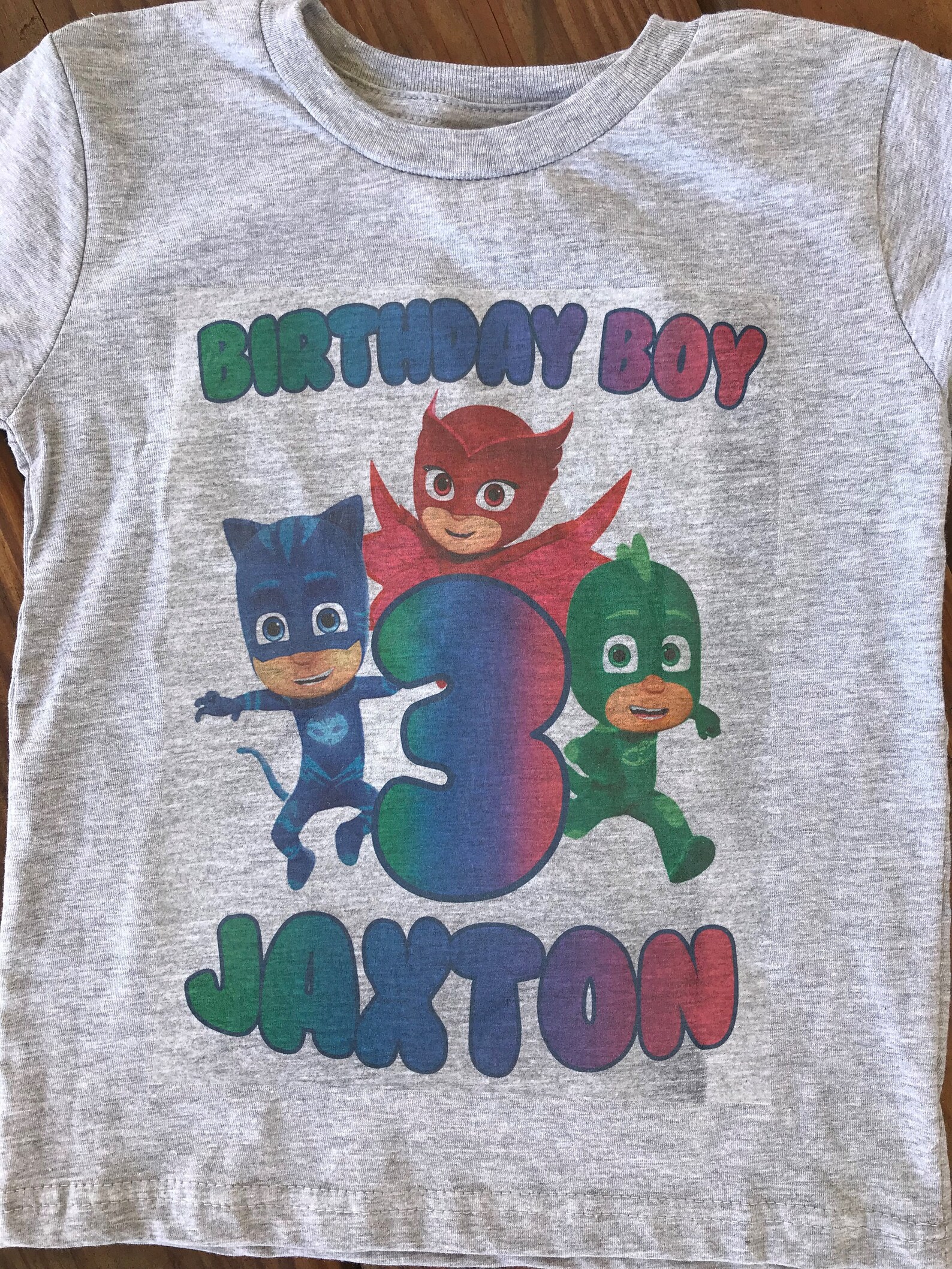 Kids tshirts PJ masks Tshirts Shirts for boys PJ masks Etsy