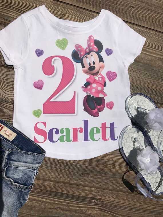 personalized minnie mouse shirt