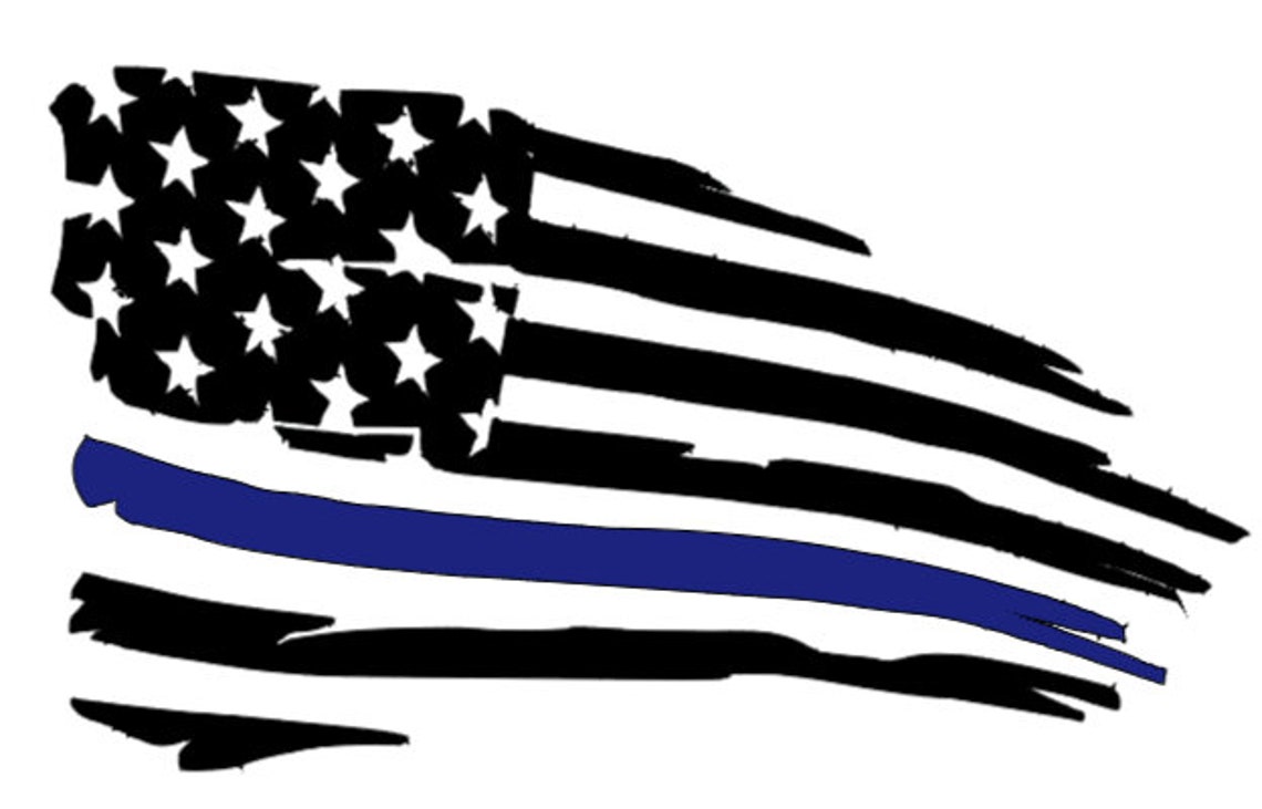 Police Flag Flag Flag decal Car decal Car accessories Etsy