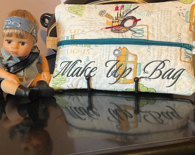 Custom Embroidered Makeup Bag
