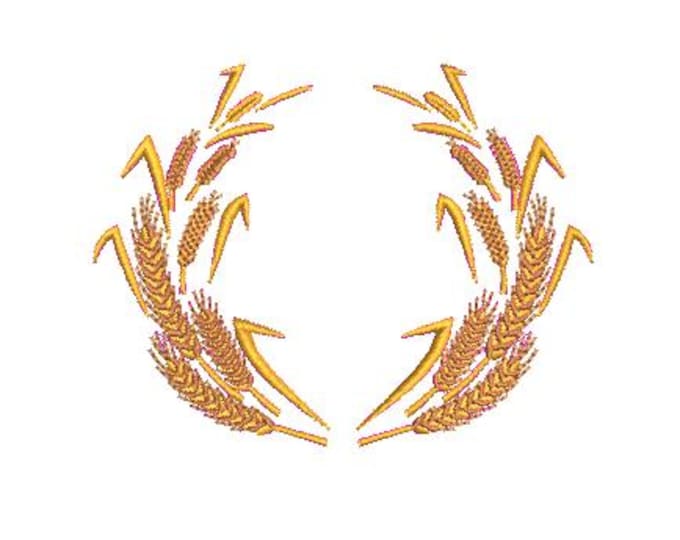 Wheat Crest Embroidery 100x100 hoop