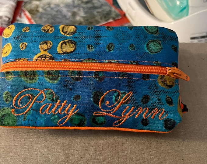 Custom Embroidered Zippered Tissue Case