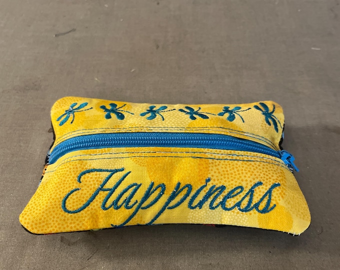 Custom Embroidered Zipper Tissue Case